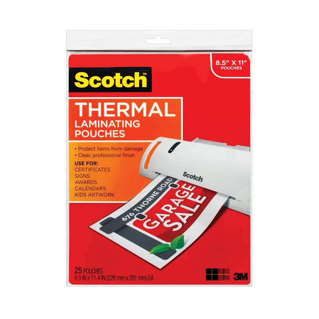 SCOTCH THERMAL LAMINATING POUCHE【TP3854-25】