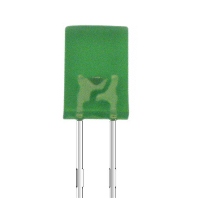 【XSVG18D】LED GREEN DIFF RECT 2.5X5MM T/H
