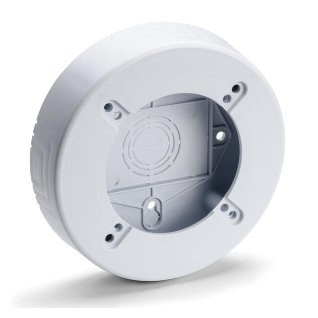 【TSRPW-RB】ROUND JUNCTION BOX, 1-1/4" DEEP,