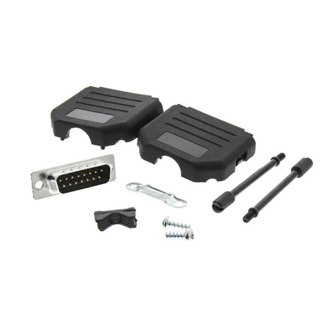 CONN D-SUB PLUG 15POS SLDR CUP【MHDPPK15-DB15P-K】