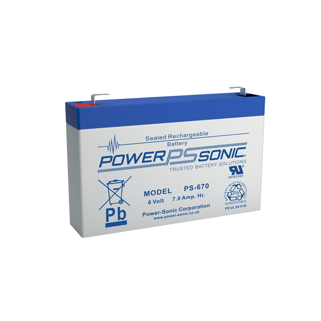 BATTERY LEAD ACID 6V 7AH【PS-670 F1】