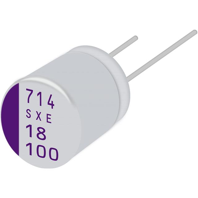 【72SXE82M+T】CAP ALUM POLY 82UF 20% 72V TH
