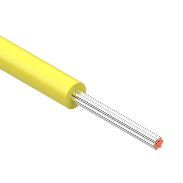 【30-02604】HOOK-UP STRND 30AWG YELLOW[Digi-Spool™, Continous Spool]