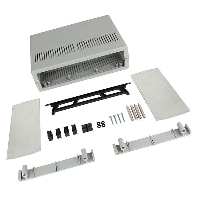 【CTB-2】BOX ABS GRAY 10"L X 7.01"W