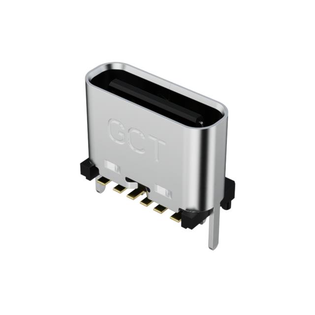 【USB4140-GF-0070-C】USB C REC GF VERT 6P SMT 0.7MM T