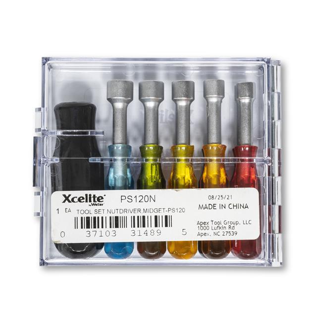 【PS120N】NUT DRIVER SET W/CASE 11PC