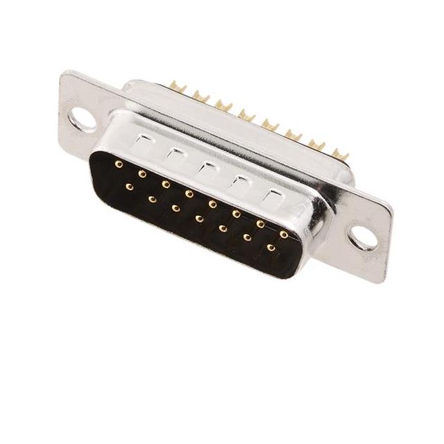 【2101-0200-02】CONN D-SUB PLUG 15POS SOLDER CUP