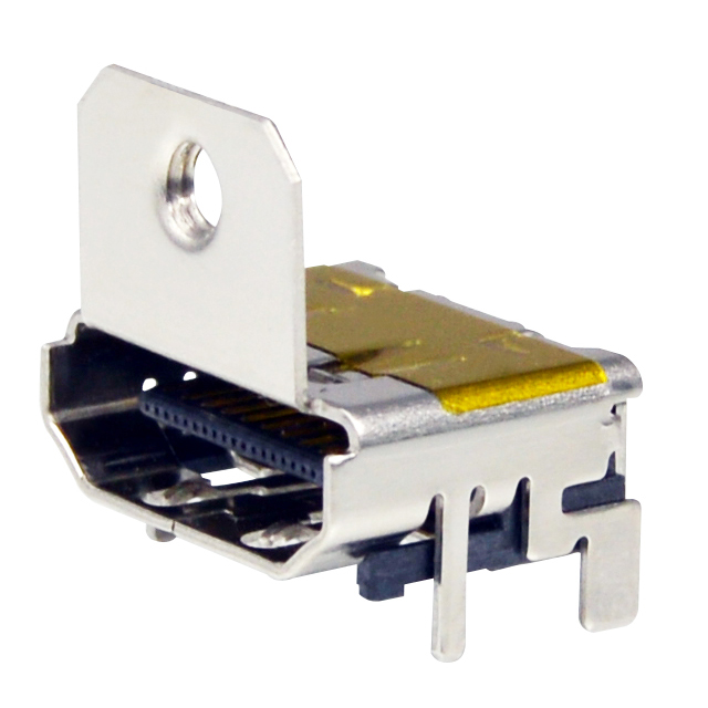 HDMI FLANGE, W/ MOLDED CONTACTS,【KDMIX-FS2-WS-B15-MTTR-1】