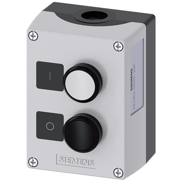 ENC PLASTIC, 2-PUSHBUTTONS, WHIT【3SU18020AC002AB1】