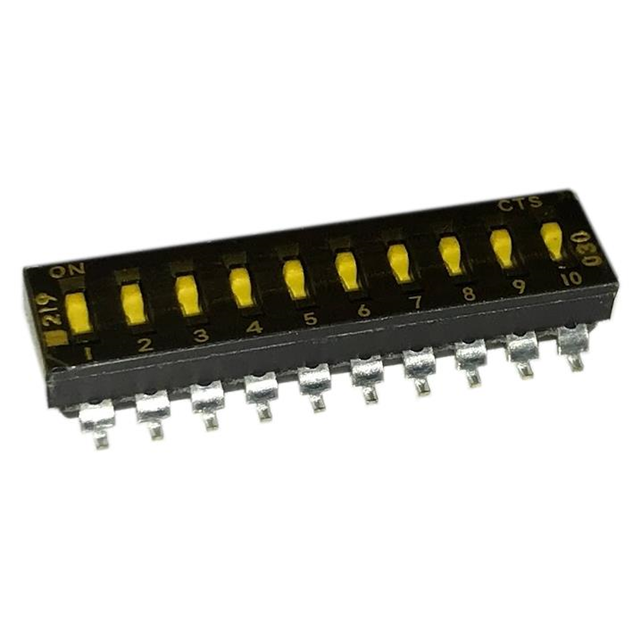 SWITCH SLIDE DIP SPST 0.1A 20V【219-10MSTR】