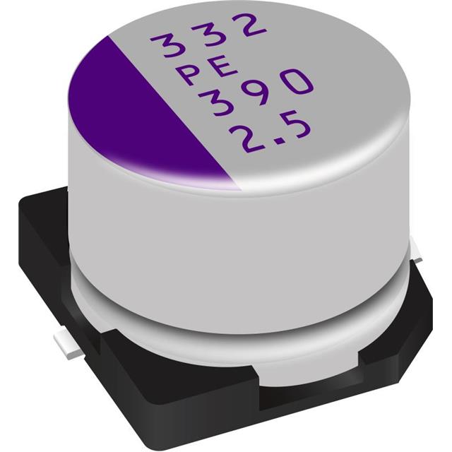 【2R5SVPE820M】導電性高分子アルミ固体電解コンデンサ(OS-CON)(820μF/2.5V)(digi-reel品)