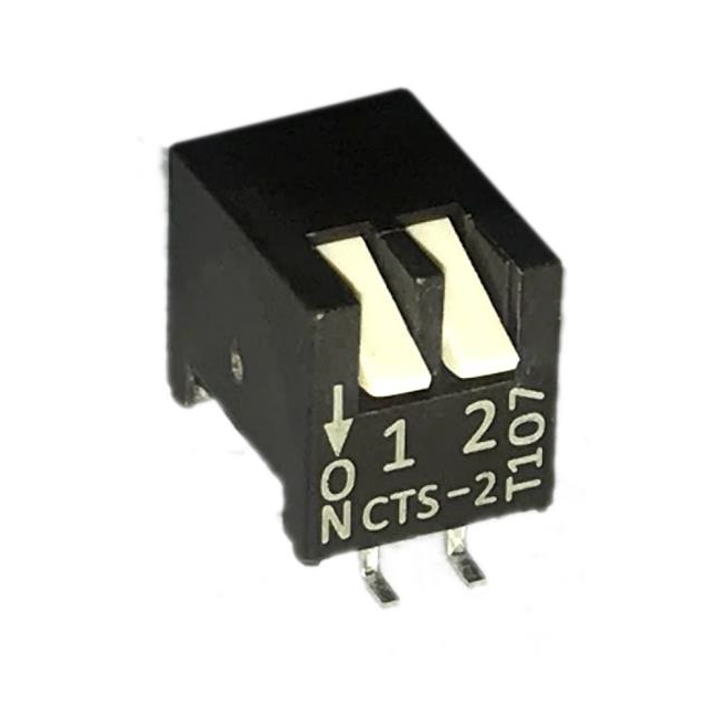 SWITCH PIANO DIP SPST 0.05A 24V【193-2MSRN】