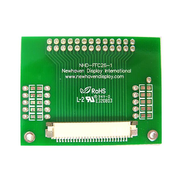 【NHD-FFC26-1】PCB ADAPTER 26P 1MM FFC-THRUHOLE