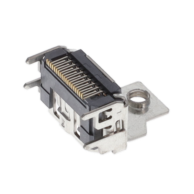 【DC1RS19JAX】CONN HDMI A RCPT 19 POS R/A