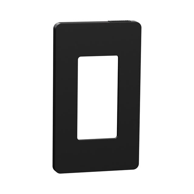 【SQWP141001BK】1 GANG SCREWLESS MATTE WALL PLAT