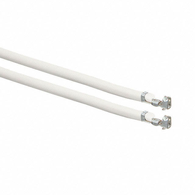 【0500798000-12-W8-D】12" PRE-CRIMP 1852 WHITE