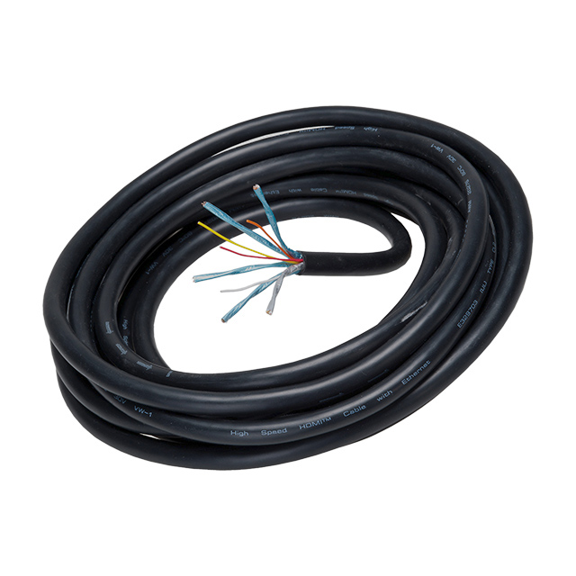 MULTI-PAIR 10COND 24AWG BLK 100'【FTHD24-100】