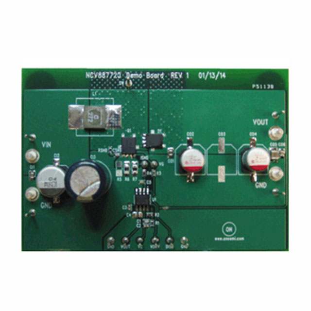 【NCV887720BSTGEVB】車載用スタート/ストップ非同期昇圧コントローラNCV887720評価ボード