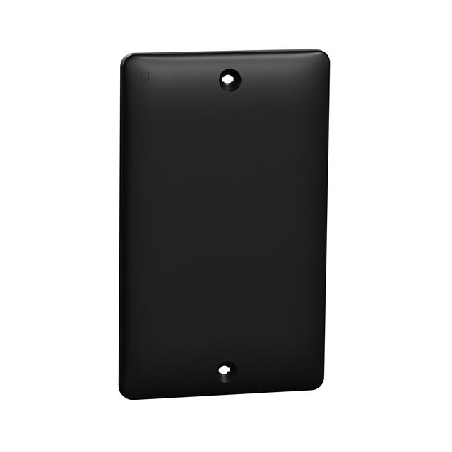 【SQWS140001BK】1 GANG BLANK MATTE WALL PLATE BK