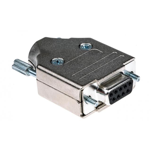 【MHDM9-DM9S-K】9 WAY D-SUB HOOD DIE CAST TOP EN
