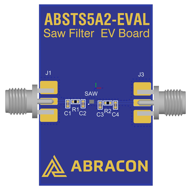 【ABSTS5A2-EVAL】EVAL BOARD ABSTS5 SAW FILTERS