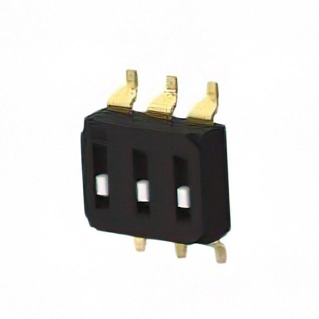 【EDS03SGRNTR04Q】SWITCH SLIDE DIP SPST 0.025A 24V
