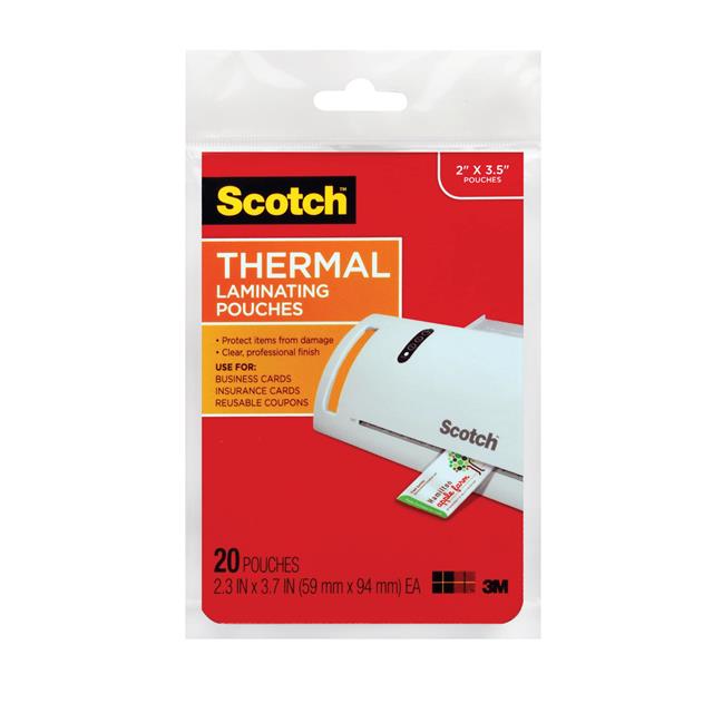 SCOTCH THERMAL POUCHES TP5851-20【TP5851-20】