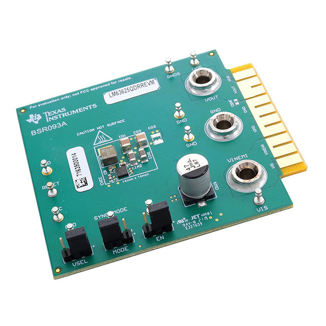 【LM63625QDRREVM】EVAL BOARD FOR LM63625Q1