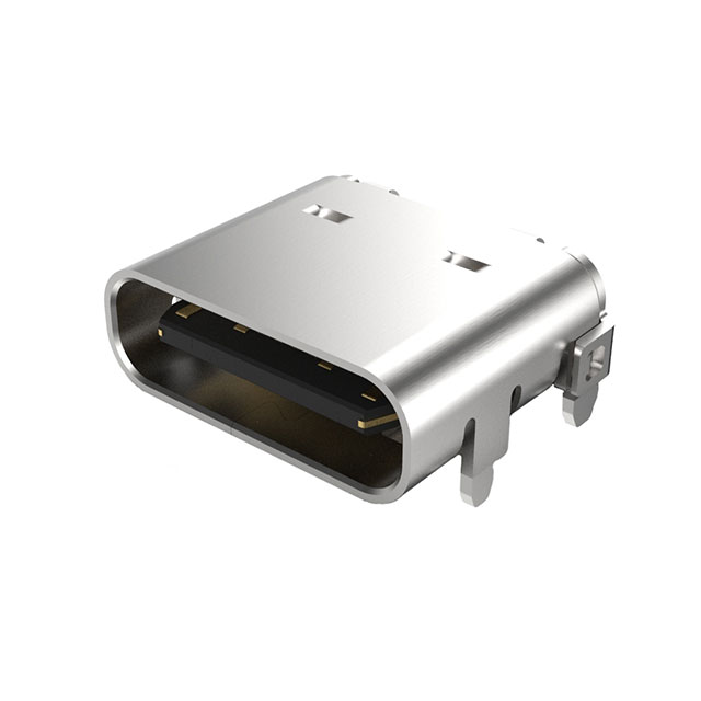 CONN RCP USB2.0 TYP C 24P SMD RA【USB4105-GF-A-060】