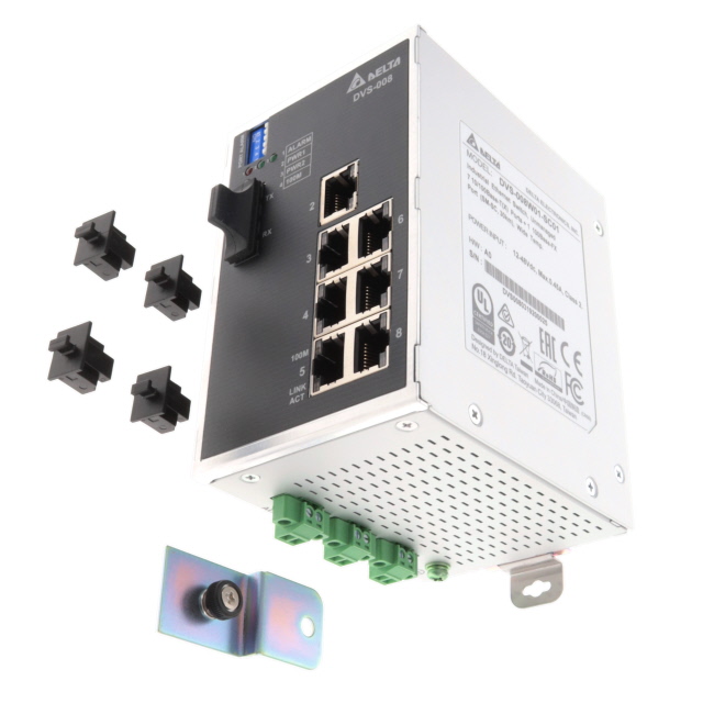 【DVS-008W01-SC01】WIDE TEMP UNMANAGED ETHERNET SWI