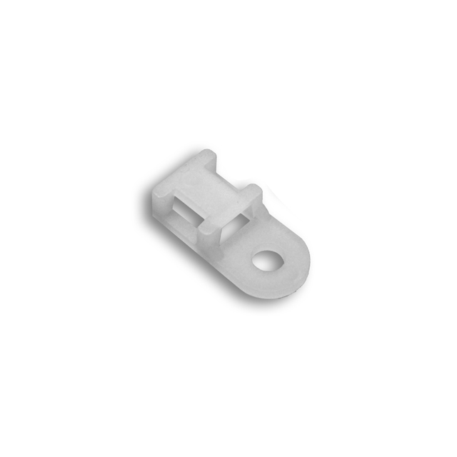 CABLE TIE HLDR SNGL SCREW #8 NAT【AL-AM8-9-C】