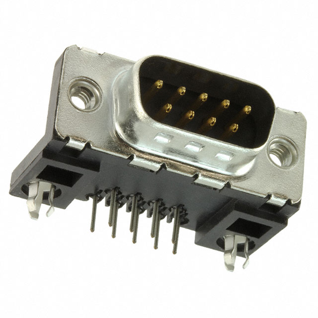 【LD09P13A4GX00LF】CONN D-SUB PLUG 9POS R/A SOLDER