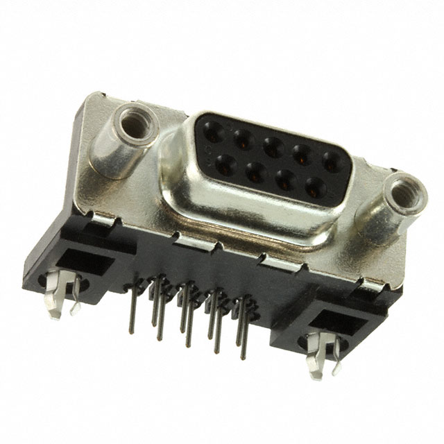 【LD09S13A4GV00LF】CONN D-SUB RCPT 9POS R/A SOLDER
