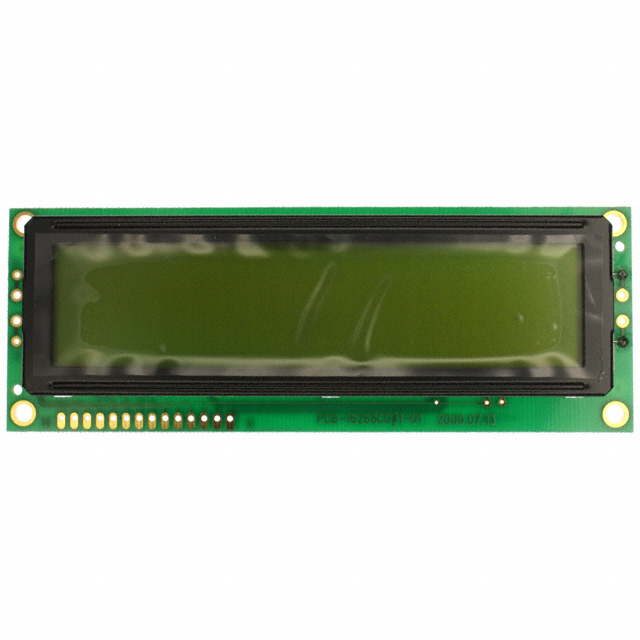 【MDLS-16268C-SS-LV-G-LED04G】LCD MOD 32DIG 16X2 TRANSFLCT GRN