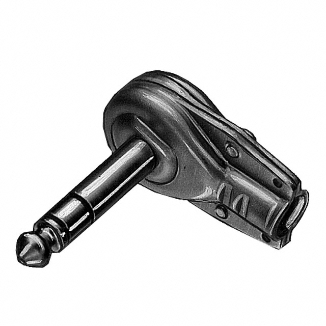 【238】CONN PLUG STEREO 6.35MM RA 3COND