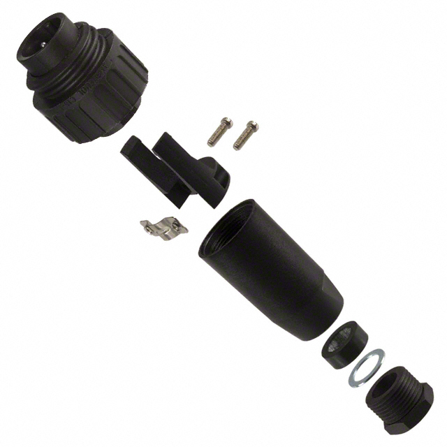【T3108 001】CONN PLUG MALE 4POS SILVER SCREW[バルク]