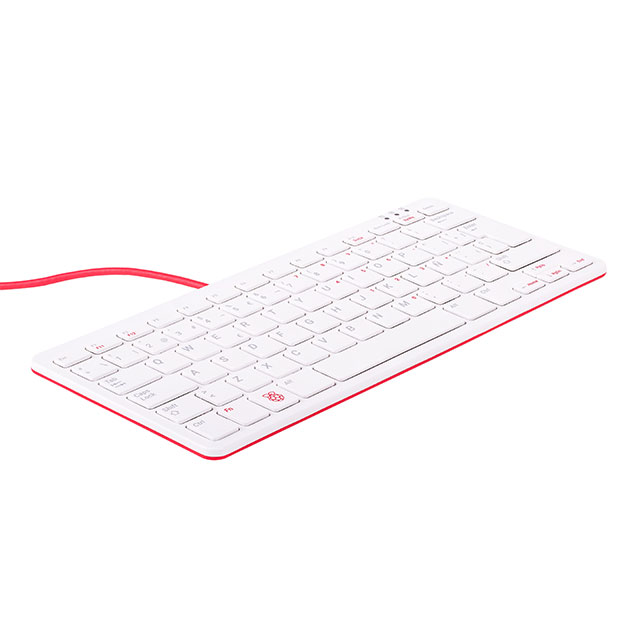 RASPBERRY PI KEYBOARD (ES) RED【SC0171】