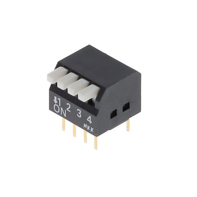 【JS0304PP4-S】SWITCH PIANO DIP SPST 0.025A 24V