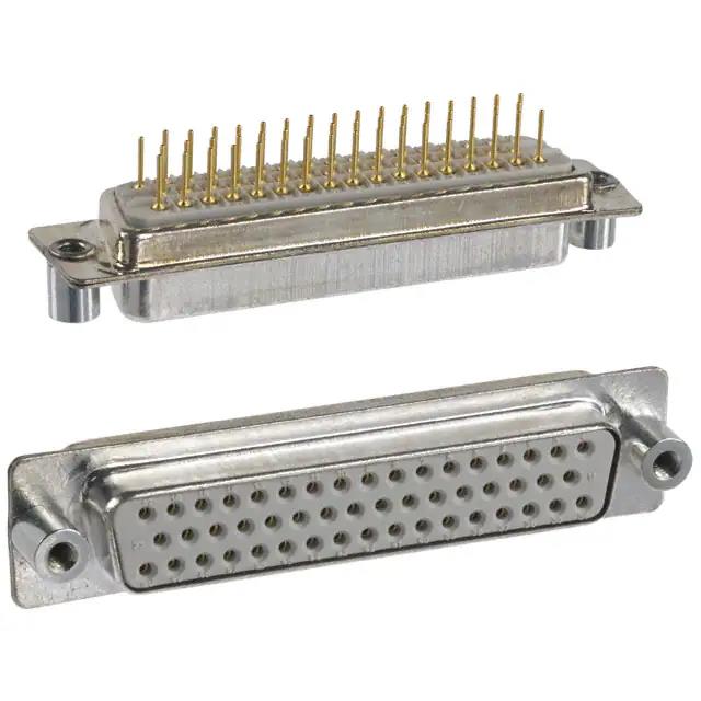 【172-050-213R051】CONN D-SUB RCPT 50P PNL MNT SLDR