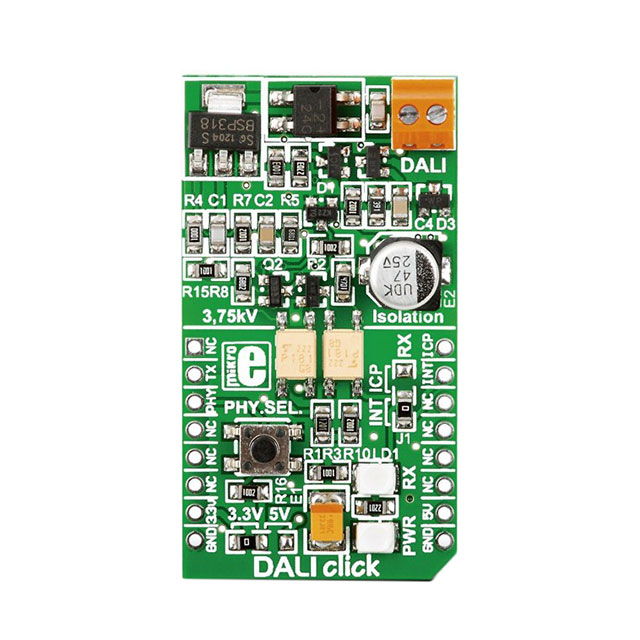 【MIKROE-1297】BOARD DALI CLICK MIKROBUS[バルク]