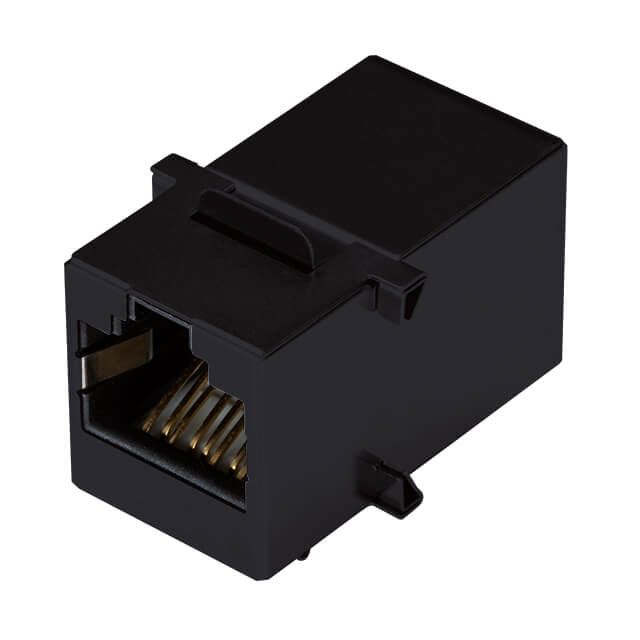 【CRJ015-1-TH】RJ COUPLER, 2 PORT, 4P4C, 6U, MO