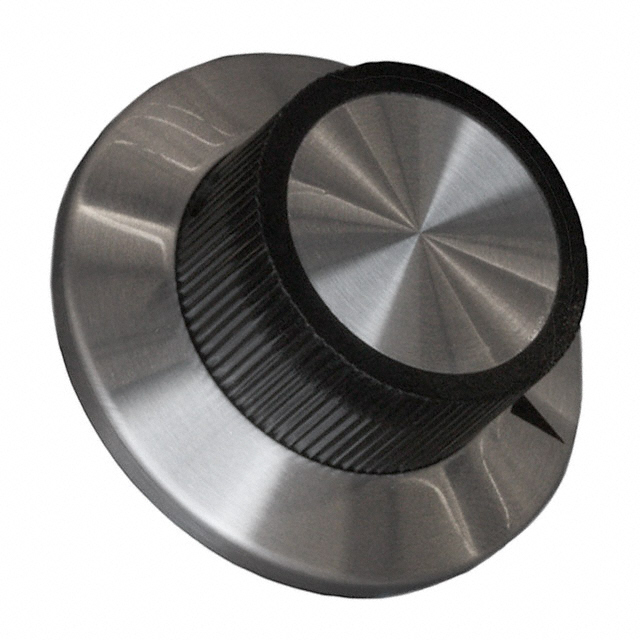 【PKS90B1/4】KNOB KNURLED W/SKRT 0.250" PLAST