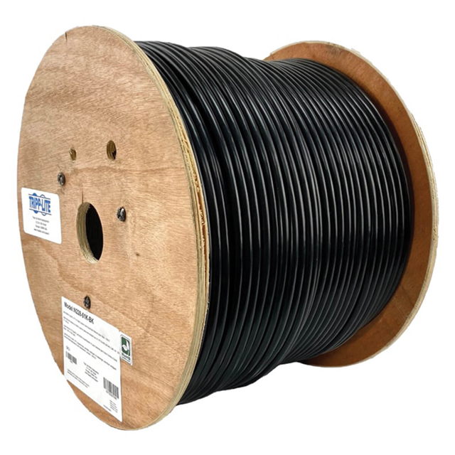 【N228-01K-BK】CABLE CAT6A 8CON 23AWG BLK 1000'