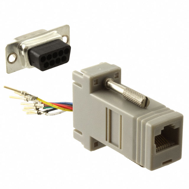 【40-9538M】CONN ADAPTER RJ-45 TO DB9 MALE