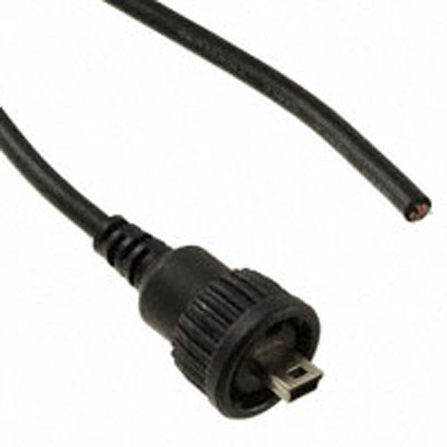 【DCM-USBNB-R5】CBL USB2.0 MIN B PLG-OPN W/COUPL