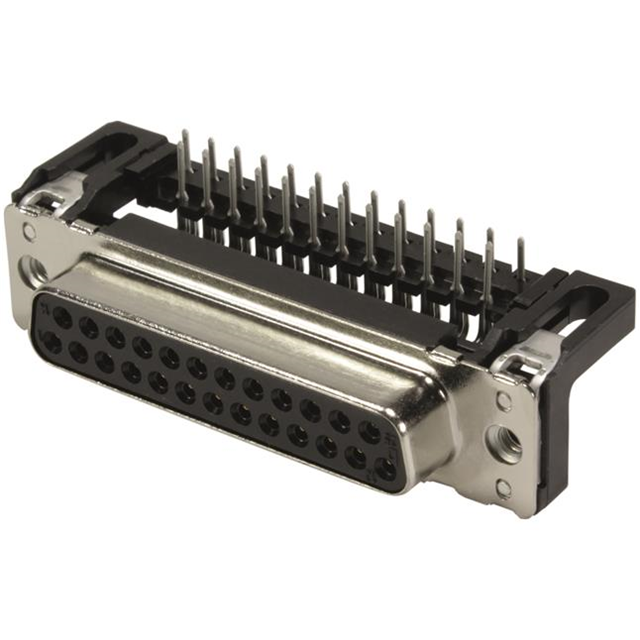 CONN D-SUB RCPT 25POS R/A SOLDER【09663127602】