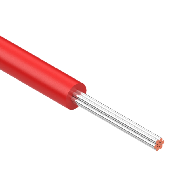 【30-02581】HOOK-UP STRND 26AWG RED 3.28'