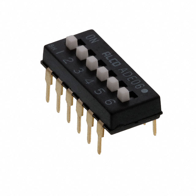 【1825360-4】SWITCH SLIDE DIP SPST 0.1A 24V
