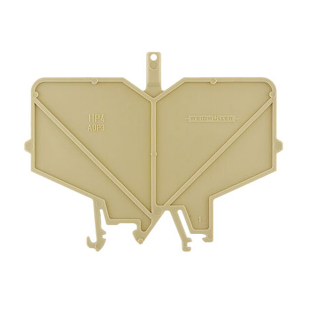 CONN TERM BLK RETAIN PLATE BEIGE【0485860000】