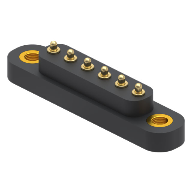 【858-22-006-80-012101】CONN SPRING PISTON 6POS PCB